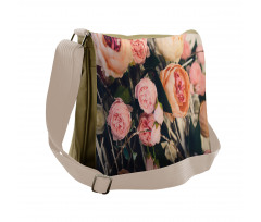 Rustic Bouquet Art Messenger Bag