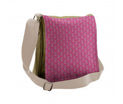 Pink Eastern Art Messenger Bag