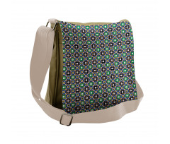 Vibrant Petals Messenger Bag