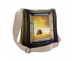 Spring Birds Country Messenger Bag