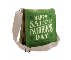 Happy Saint Patrick's Art Messenger Bag