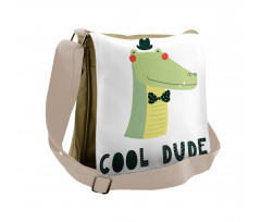 Cool Dude Funny Character Messenger Bag