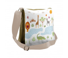 Forest Landscape Messenger Bag