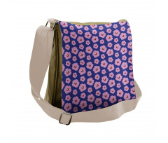 Rhythmic Vibrant Floral Messenger Bag