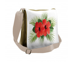 Simple Petal Arrangement Messenger Bag