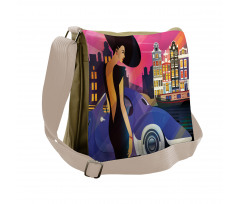 Upscale Cityscape Messenger Bag