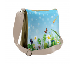 Sunny Grassland Messenger Bag