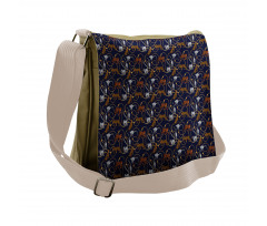 Tiger Leopard Chains Exotic Messenger Bag