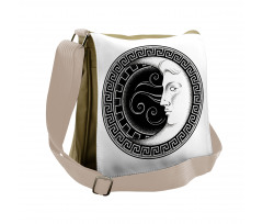 Occult Look Crescent Messenger Bag