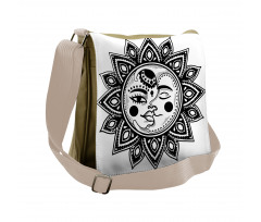 Astronomy Sun and Moon Messenger Bag