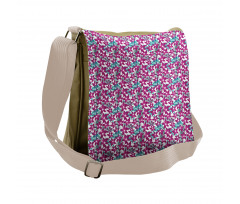 Orchid Flowers Exotic Messenger Bag