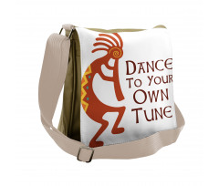 Tribal Dance Symbol Art Messenger Bag