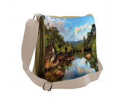 View of Jungle River Messenger Bag