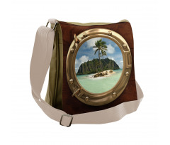 View of Deserted Island Messenger Bag