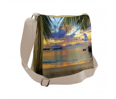 Exotic Beach Photo Messenger Bag