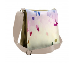 Polygonal Look Stained Glass Messenger Bag