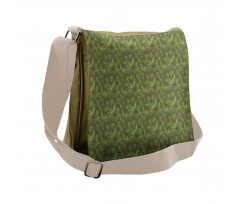 Palm Trees Leaves Messenger Bag