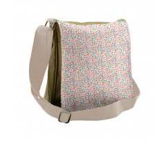 Vibrant Bubbly Characters Messenger Bag