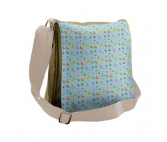 Animals with Letters Messenger Bag