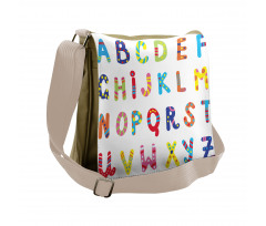 Funny Colorful Letters Messenger Bag