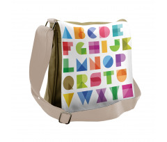 Educational Letters Art Messenger Bag