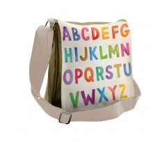 Watercolor Educational Messenger Bag