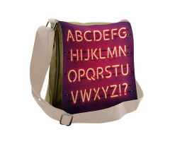 Contemporary Letters Art Messenger Bag