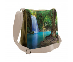 Asia Thailand Jungle Trees Messenger Bag