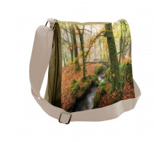 Misty Woods Cornwall Messenger Bag