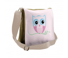 Forest Creature Doodle Messenger Bag