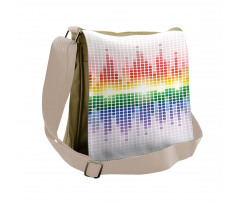 Vibrant Colors Club Disco Messenger Bag