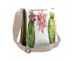 Succulents Messenger Bag