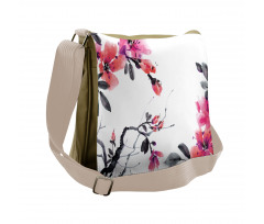 Spring Time Blooms Messenger Bag