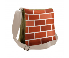 Geometric Structural Layout Messenger Bag