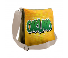 Comic Book Style Wording Messenger Bag