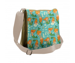 Cartoon Character Sea Messenger Bag