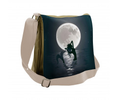 Mermaids at Night Messenger Bag