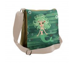 Starfish Sea Cartoon Messenger Bag