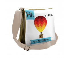 Education Alphabet Messenger Bag