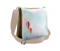 Dreamy Gradient Sky Messenger Bag