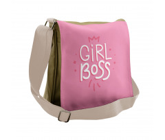 Feminine Pinkish Concept Messenger Bag