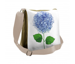 Simple Flower Blooms Messenger Bag