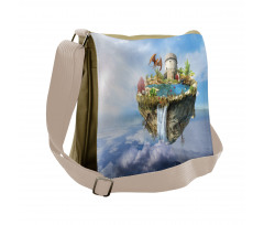 Dragon Castle Tower Messenger Bag