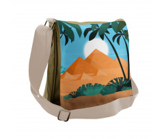 Desert and Pyramids Messenger Bag