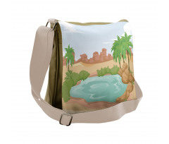 Scenic Eastern Sahara Vibes Messenger Bag