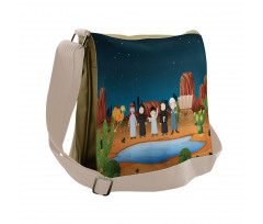 Eastern Traditional Family Messenger Bag