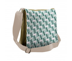 Island Leaves Hearts Messenger Bag