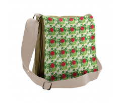 Rhythmic Vivid Bouquet Messenger Bag