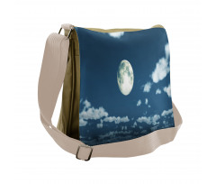 Fluffy Clouds Scattered Messenger Bag