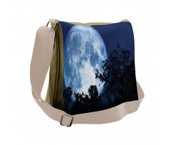 Moon Beaming in the Woods Messenger Bag